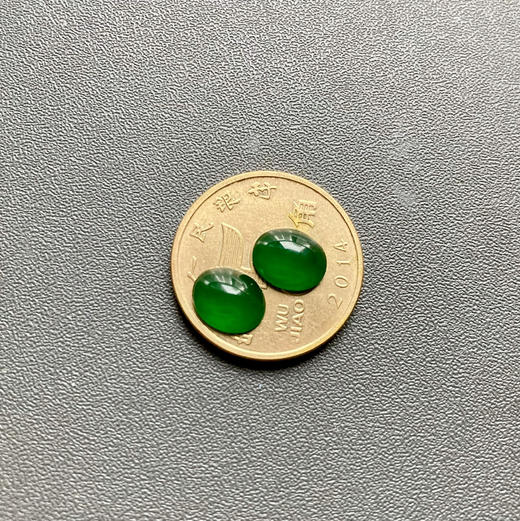 高冰种老坑帝王绿阳绿翡翠蛋面 商品图3