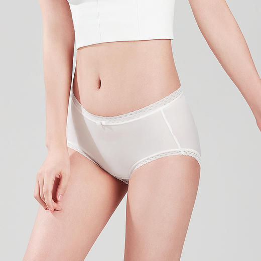 都市丽人基础系列锦泳平角裤女士内裤中腰平角裤LK35A7 商品图1