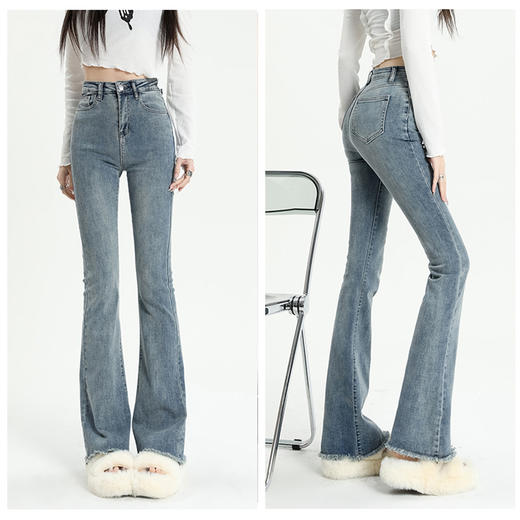 裁缝学苑AQ157 微喇叭裤纸样牛仔裤女装做衣服裤子打版裁剪样板版 商品图4