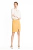OCTAVIA 黄色钉扣开衩包臀半裙 1639 商品缩略图1