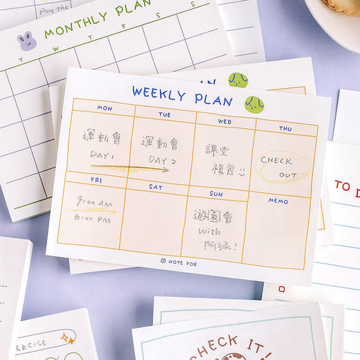 NOTE FOR 便签本《萌计划》手帐留言本 商品图1
