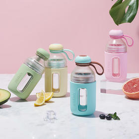 膳魔师奶昔杯榨汁杯便携Tritan塑料随手杯