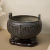 龟文堂铜饕餮纹双耳三足鼎式香炉 商品缩略图4