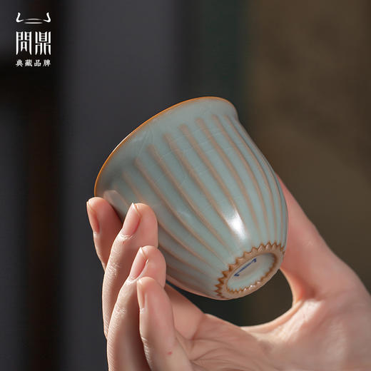 问鼎汝瓷鼎峰系列天青悬露杯 商品图0