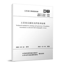 土岩双元基坑支护技术标准DB37/T 5233-2022