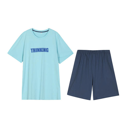 都市丽人都市锋尚32支CVC单面薄短袖家居服睡衣FH32C2 商品图6