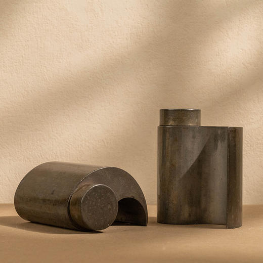 锡太极茶入（一对） 商品图4