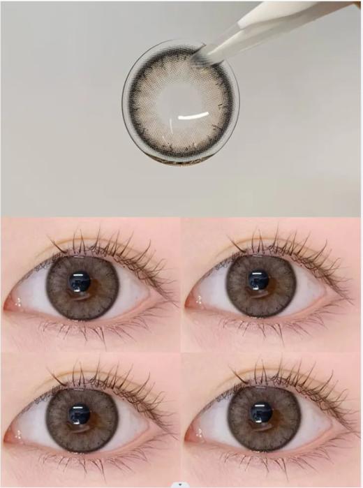 Laseecon·半年抛  镜中灰 14.2  混血玻璃珠灰！高级又低调的氛围感拉满！！韩产0-800度<一副两片> 商品图1