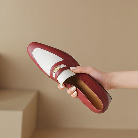 时尚潮流，真皮低跟单鞋HBP-5088 商品图2