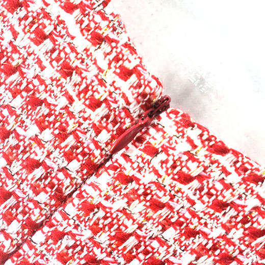 VIVIAN LIU R2314102春女装新款时尚修身名媛气质小香风无袖连衣 商品图4