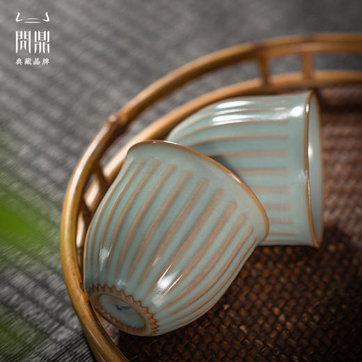 问鼎汝瓷鼎峰系列天青悬露杯 商品图2