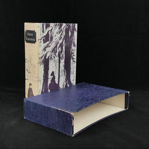 托尔斯泰《安娜·卡列尼娜》 33幅插图 精装18开带书匣 商品图0