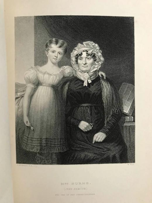 1890年 罗伯特·彭斯作品集（全5卷） 约50幅版画插图 漆布精装大32开 商品图5