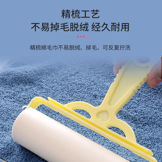 「数款可选！礼盒装」加厚纯棉毛巾 吸水洗脸礼品毛巾 全棉刺绣伴手礼居家布艺 商品图2