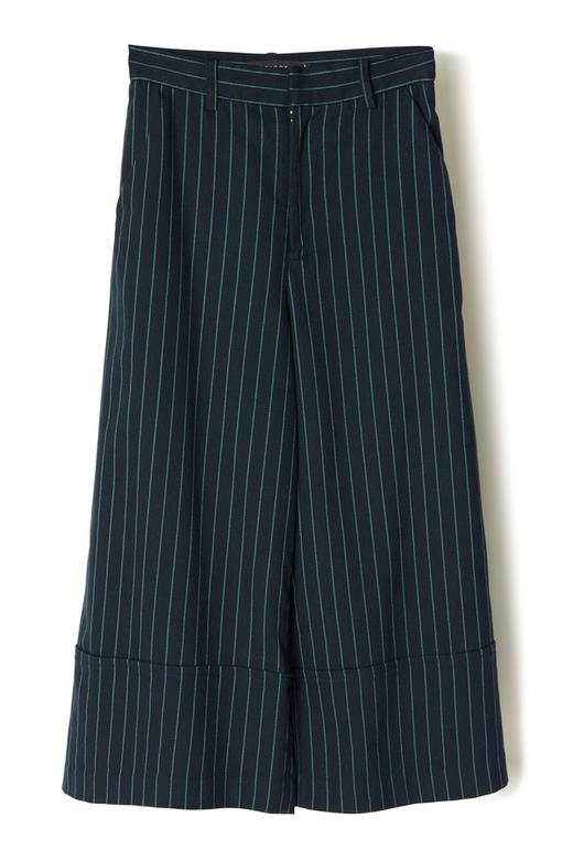 DOTACOKO 海军蓝条纹阔腿裤 1532 商品图4
