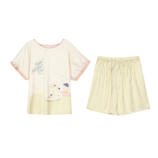 都市丽人冰雪丝薄短袖家居服睡衣LH32F6 商品图5