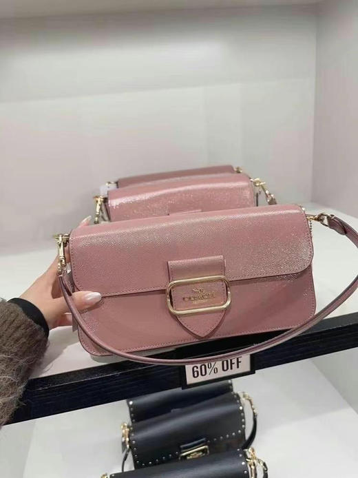 粉色清仓价！Coach新款Morgan大号腋下包单肩斜挎包 商品图0