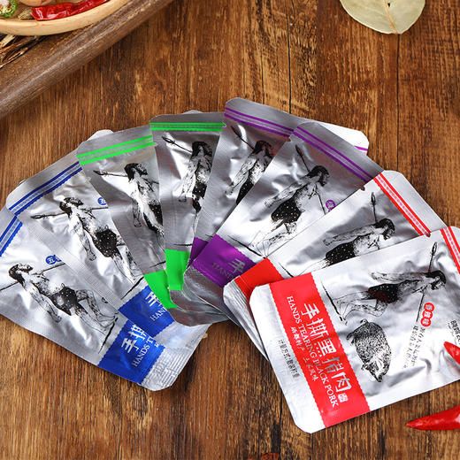 XX恩施晓姚手撕黑猪肉四种口味任选一袋100g/袋 商品图1