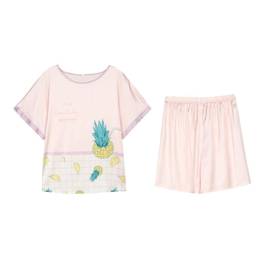 都市丽人冰雪丝薄短袖家居服睡衣LH32F6 商品图3