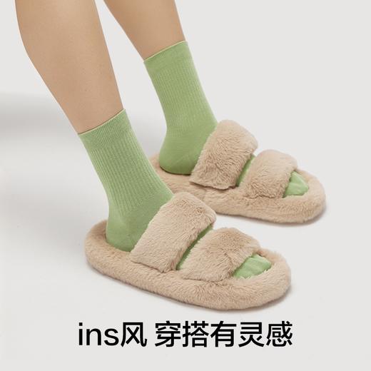 有棵树纯棉抑菌吸湿排汗女士中筒袜6双装C-S4002 商品图2