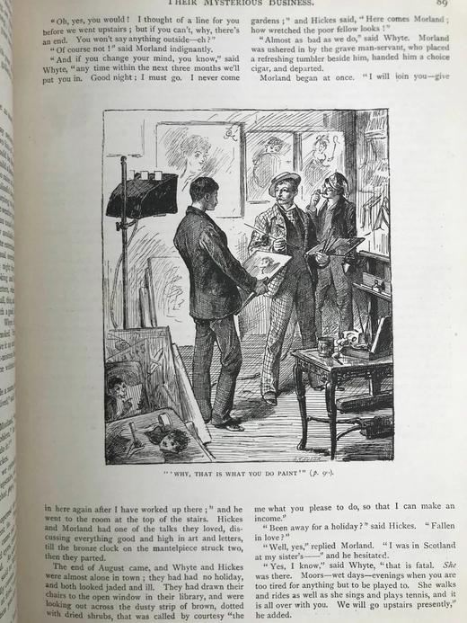 1891年 卡塞尔家庭杂志 数百幅插图 漆布精装16开 商品图12