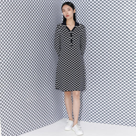 西贝伦针织连衣裙S26A1308 商品图0