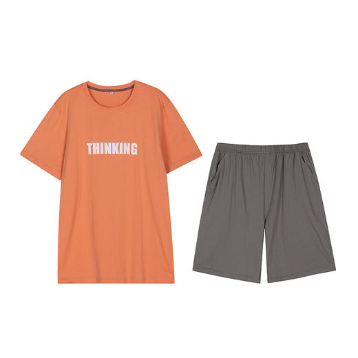 都市丽人都市锋尚32支CVC单面薄短袖家居服睡衣FH32C2 商品图5