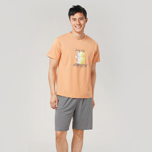 都市丽人都市锋尚32支棉质单面薄短袖家居服睡衣FH32C9 商品图0