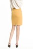 OCTAVIA 黄色钉扣开衩包臀半裙 1639 商品缩略图3