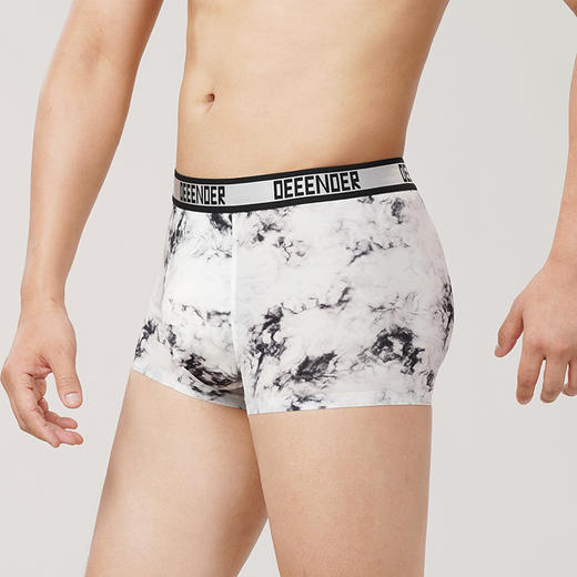 都市丽人都市锋尚潮流时尚冰丝（数码印花）平角裤男士内裤FK3CB7 商品图2