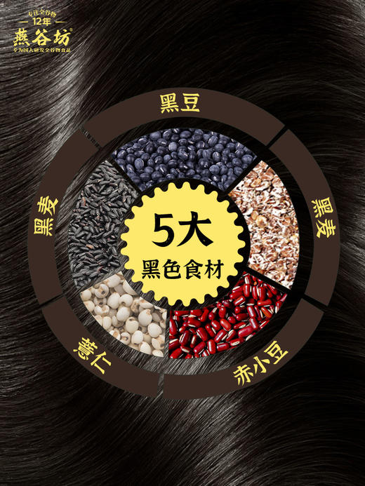 燕谷坊 5黑胚芽燕麦片350g【产地直发】 商品图1