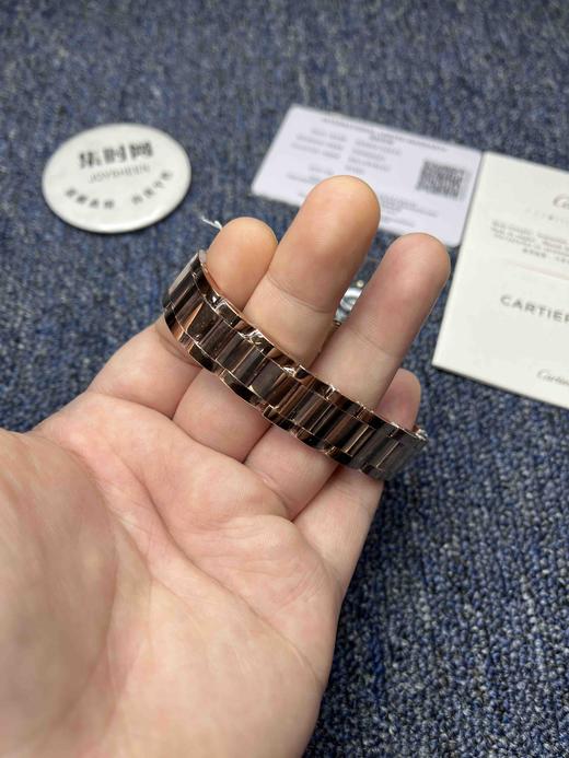 卡地亚蓝气球系列 全玫金钻圈款 小号28mm 女士石英腕表 商品图6