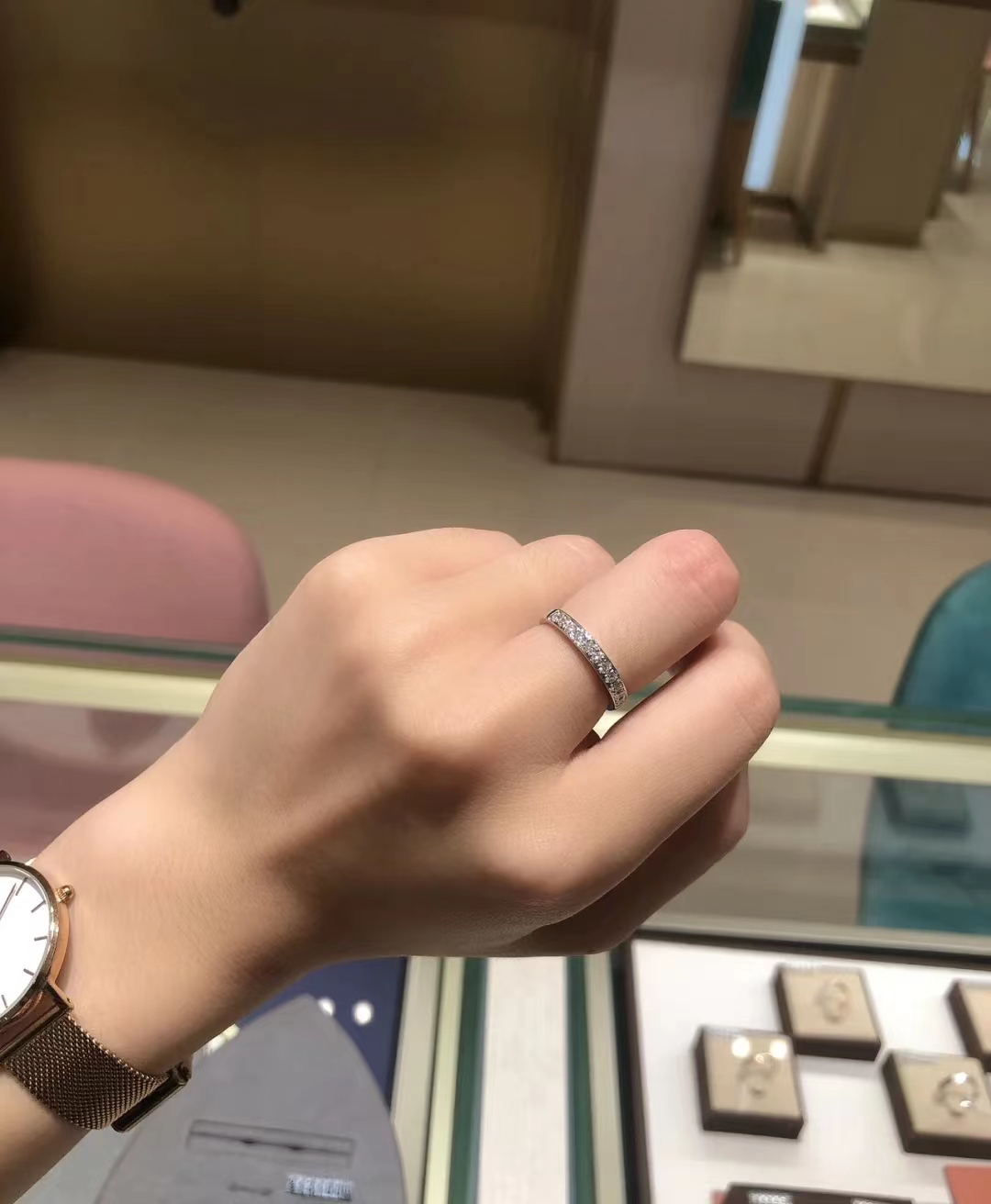 周大福臻爱排钻系列5800