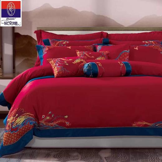 【春上新】10楼 富安娜 婚庆八件套--家有喜事/230*229cm 吊牌价6999元 活动价3999元 商品图0