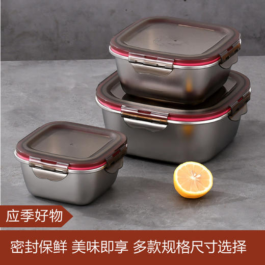 【应季好物】304不锈钢餐盒 商品图0