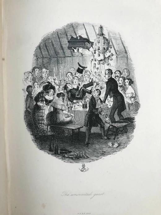 1886年 阿尔伯特·史密斯《莱德伯里先生历险记》 约翰·里奇21幅钢版画插图 漆布精装16开 商品图7