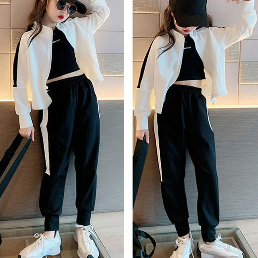 裁缝学苑TX03 儿童童装运动服纸样卫衣卫裤套装上衣裤子打版样板 商品图4