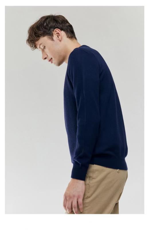 【1.3折!银泰撤柜!】意大利TONISH男士羊毛圆领套头衫X701 商品图2