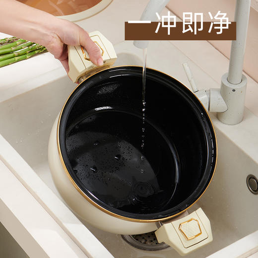 「三色可选！搪瓷珐琅汤锅」新品家用搪瓷煮锅不粘锅  韩式双耳压力煲汤炖肉锅珐琅微压锅汤锅厨房用品餐饮用具 商品图3