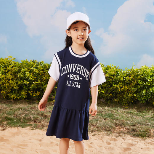 CONVERSE 夏 大童小童 连衣裙 CNVG-DR-D955 商品图2