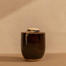 陶酱釉茶入