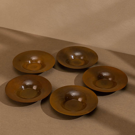 尚美堂圆形铜杯托（五客） 商品图0