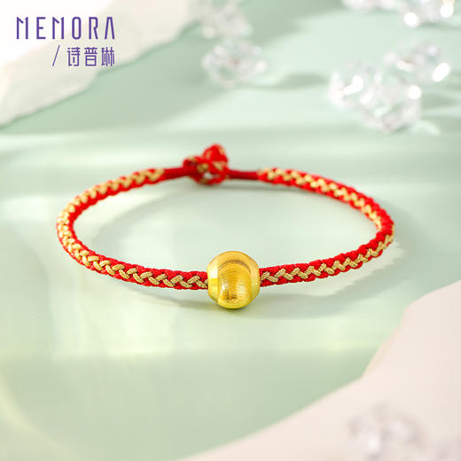 【积分抵值】足金路路通转运珠3D硬金猫眼珠黄金吊坠女款MEMORA诗普琳HPE142001（线上专供） 商品图4