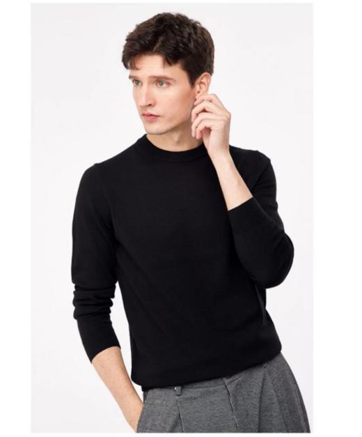 【1.3折!银泰撤柜!】意大利TONISH男士羊毛圆领套头衫X701 商品图3