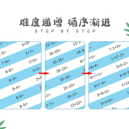 【扫码对答案】 书行小学1－4年级上下册口算练习纸 共2400道题 商品图3