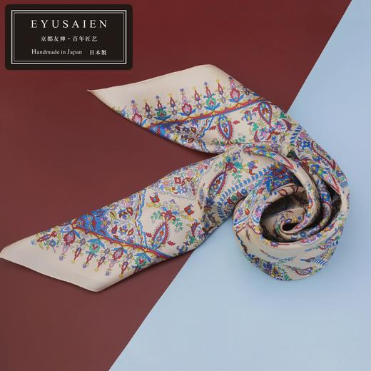 【EYUSAIEN】京都友禅染纯丝大方巾 华苑系列礼盒装（仅供线上） 商品图1