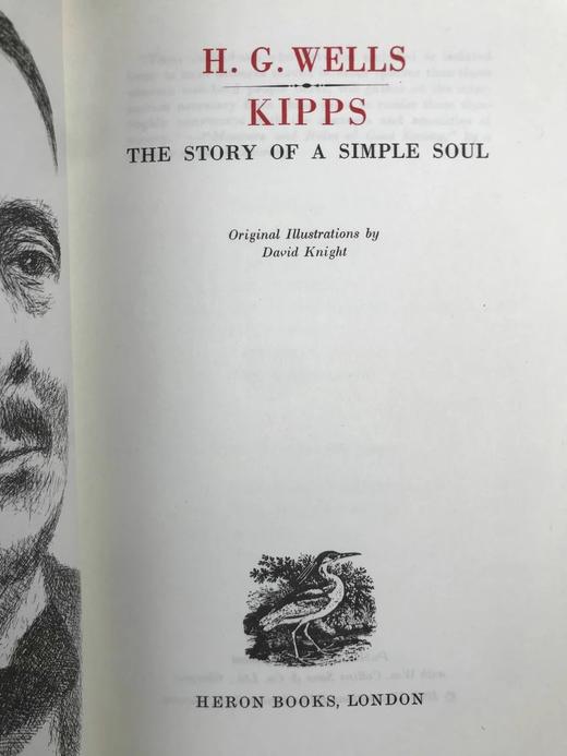 赫伯特·乔治·威尔斯《基普斯》 8幅插图 苍鹭出版社（HeronBooks）复古仿皮精装本 商品图2