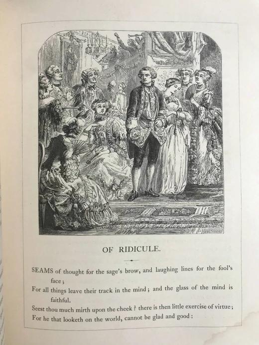 含藏书票特装本！约19世纪后期 塔珀《格言哲学》 约60幅插图 全真皮精装18开 商品图13