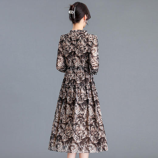 QYM SY23C12-Y花色连衣裙薄款连衣裙气质连衣裙 商品图2