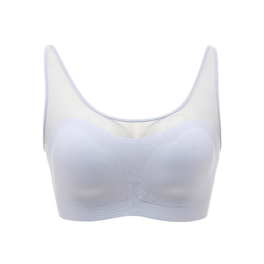 都市丽人Vbra内衣无尺码薄3/4杯泳布文胸三排无钢圈LB367K 商品图6